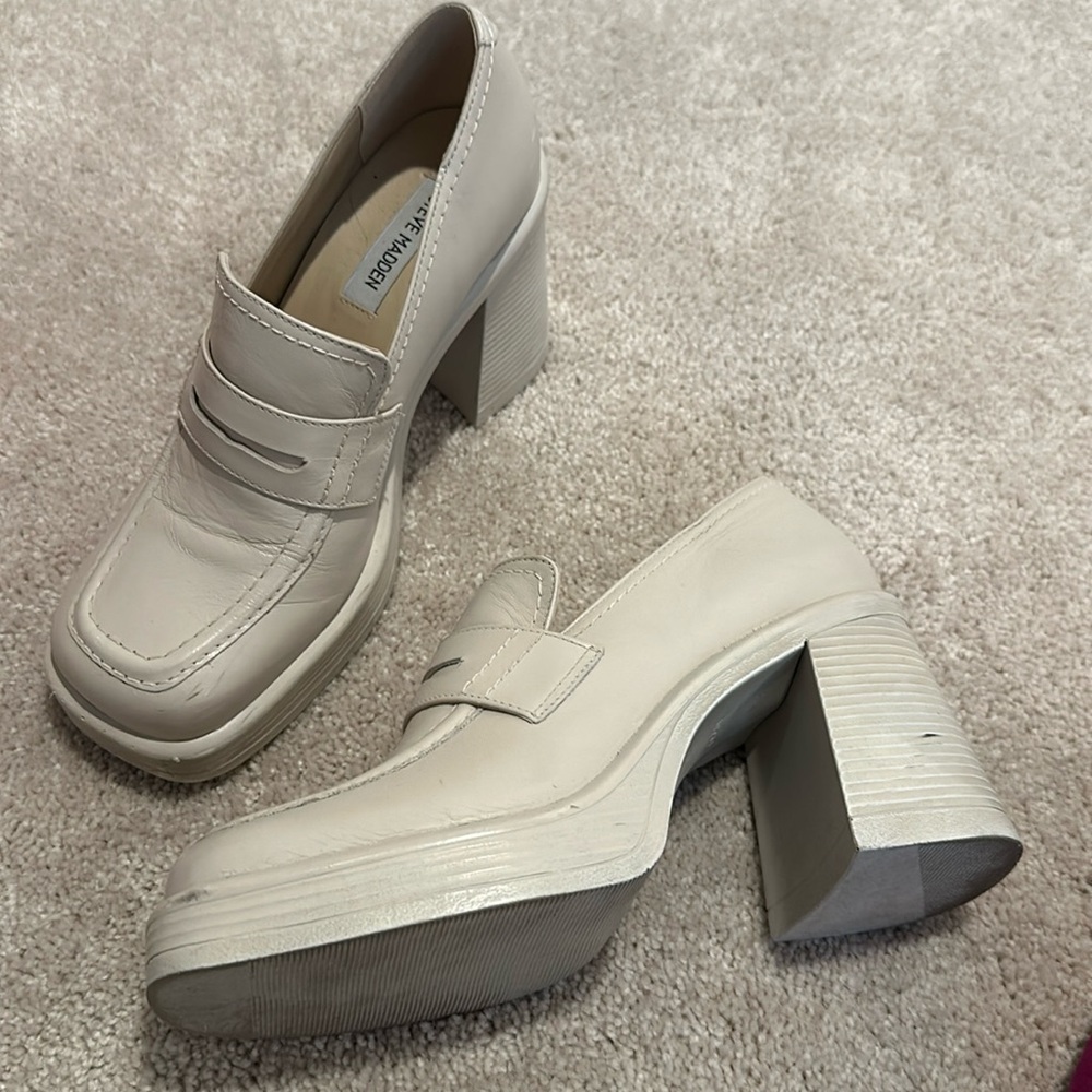 Steve Madden 8.5 Loafer Heel Like New